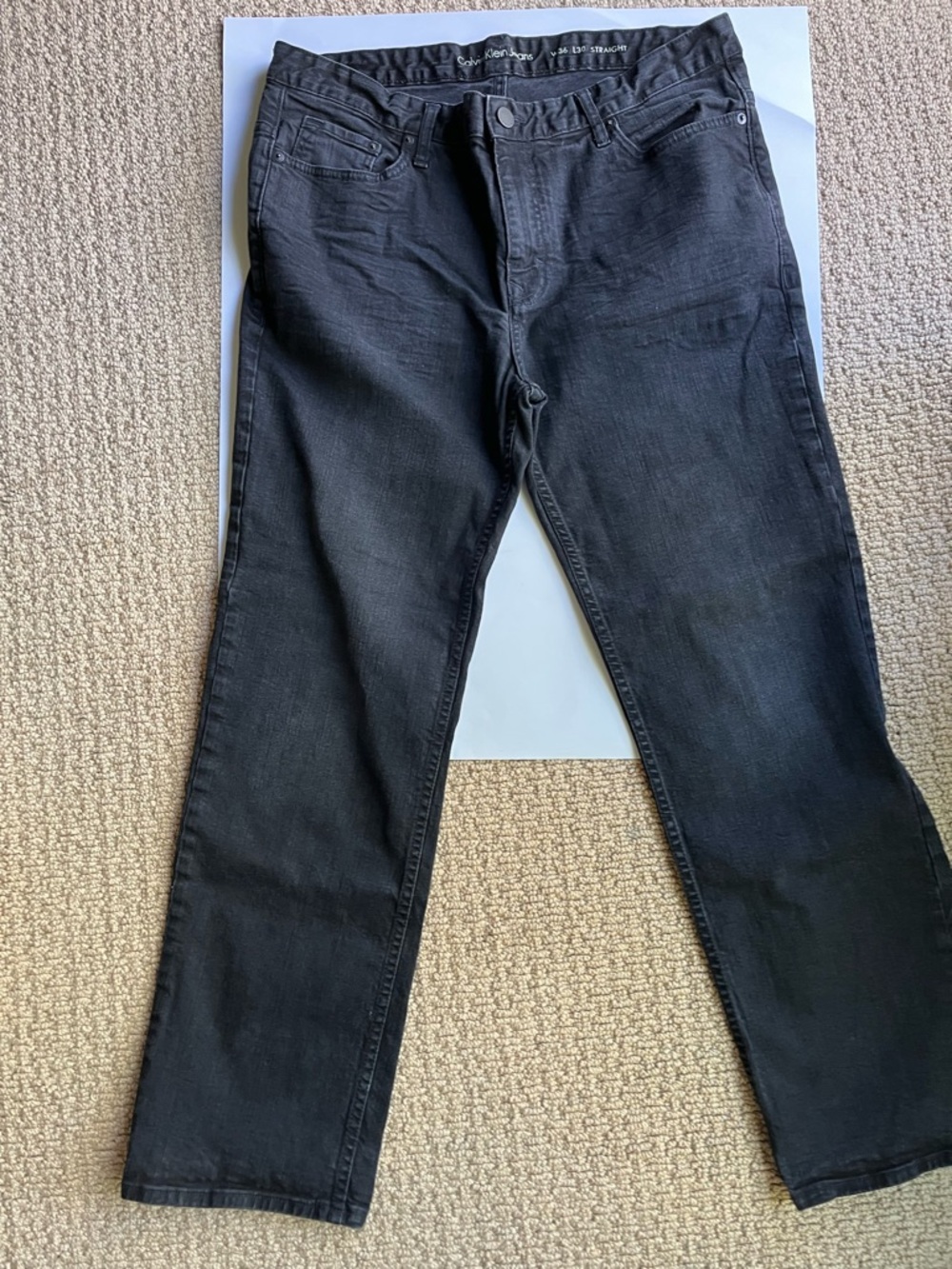 Calvin Klein Jeans Men's Straight Navy Jeans